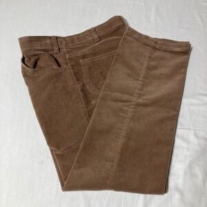 Levi's Vintage 80's Corduroy Pants Mens Size 33x32 White Tab Brown Straight Leg